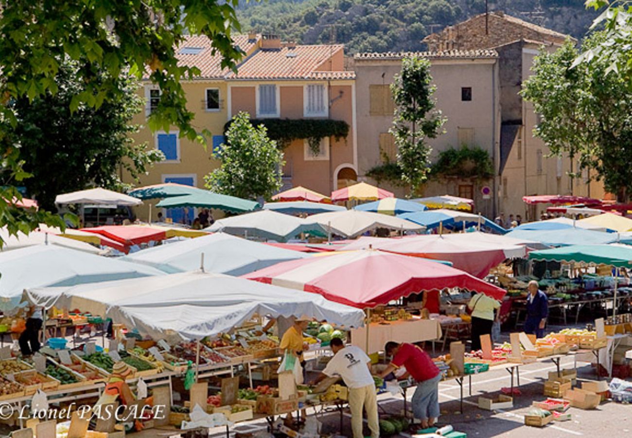 Maison à Saint-Restitut - Mas Provençal en pierre avec vue Panoramique & Piscine- Saint-Restitut