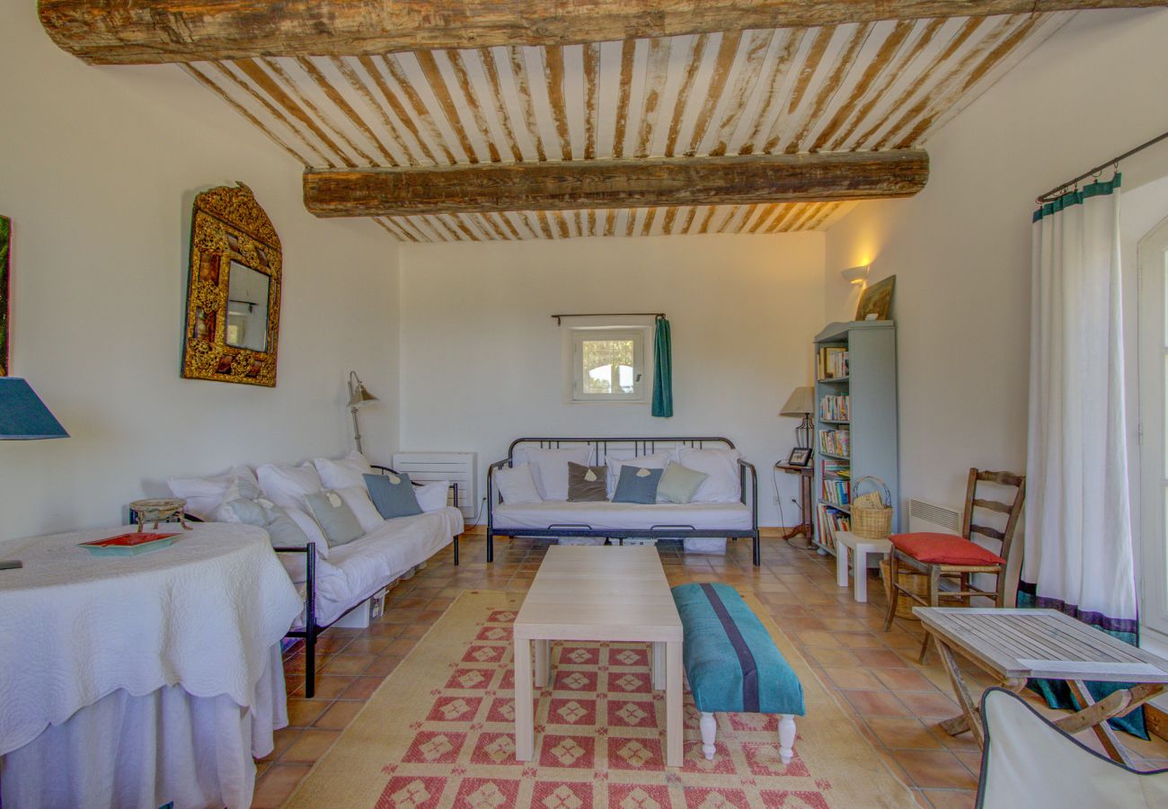 Maison à Saint-Restitut - Mas Provençal en pierre avec vue Panoramique & Piscine- Saint-Restitut