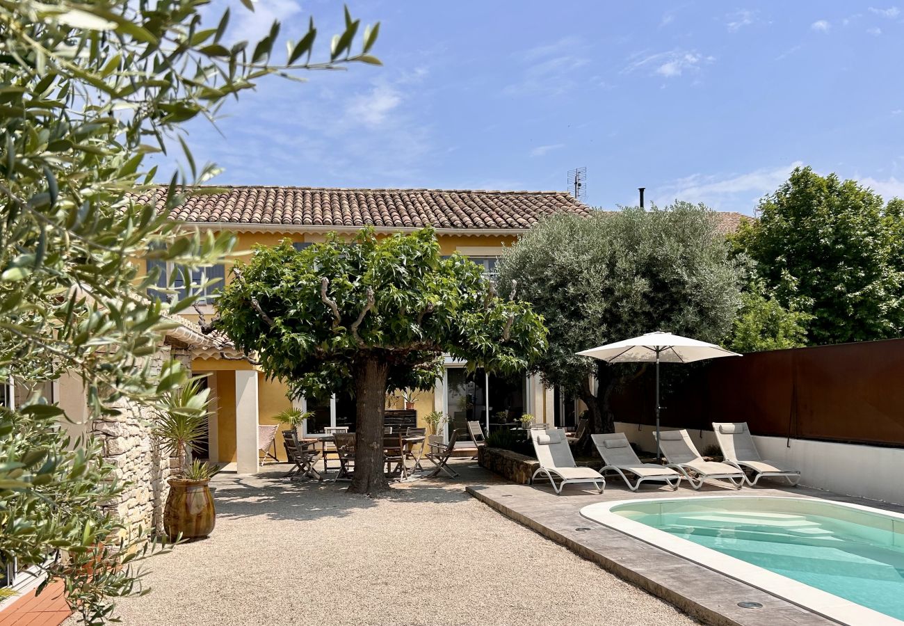 Maison à Suze-la-Rousse - Maison de village climatisée avec piscine privée, Suze-la-rousse - Drôme Provençale
