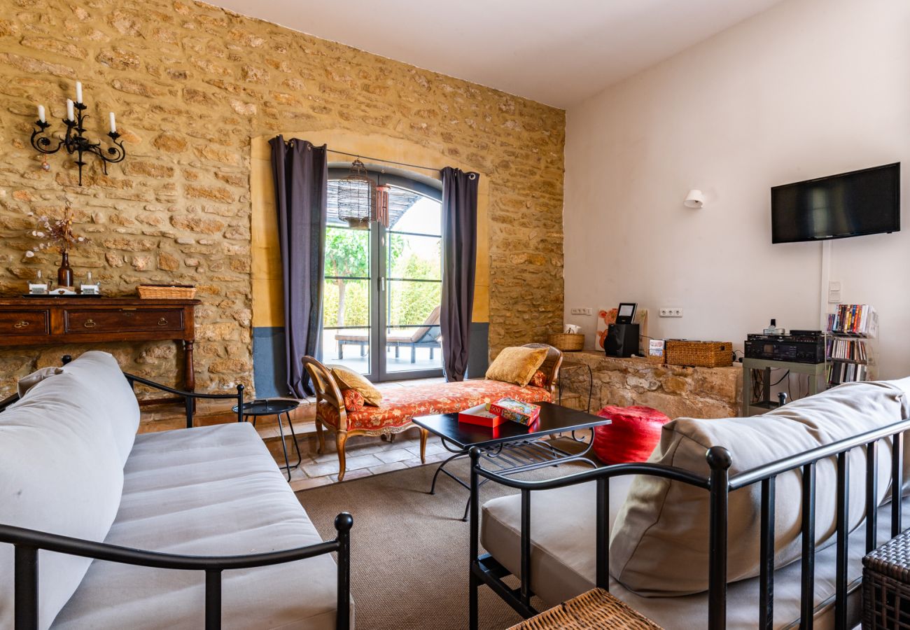 Maison à Bouchet - Mas en pierre authentique avec piscine privée – Bouchet, Drôme Provençale