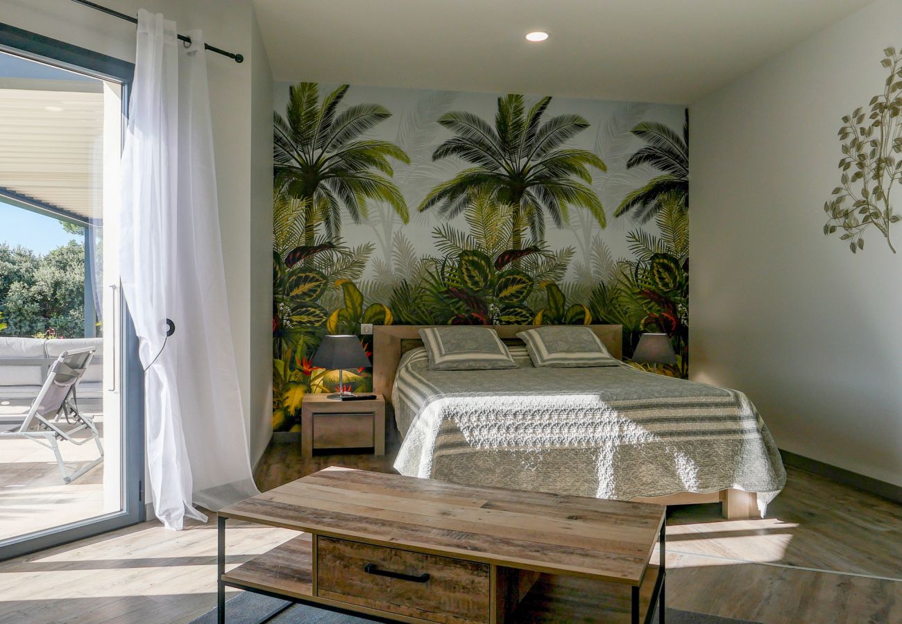 Villa à Saint-Restitut - Villa contemporaine avec vue et piscine chauffée - St Restitut, Drôme Provençale