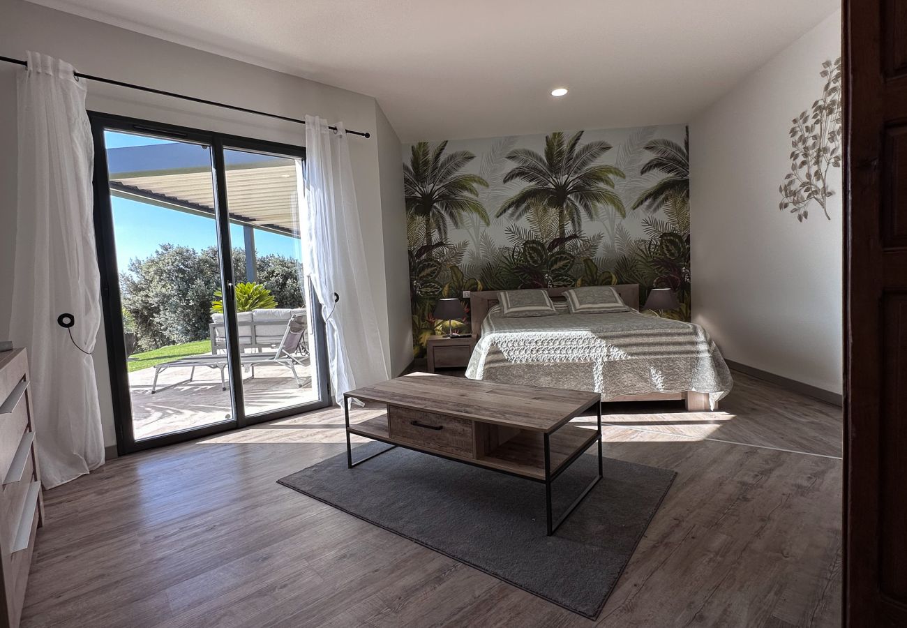 Villa à Saint-Restitut - Villa contemporaine avec vue et piscine chauffée - St Restitut, Drôme Provençale