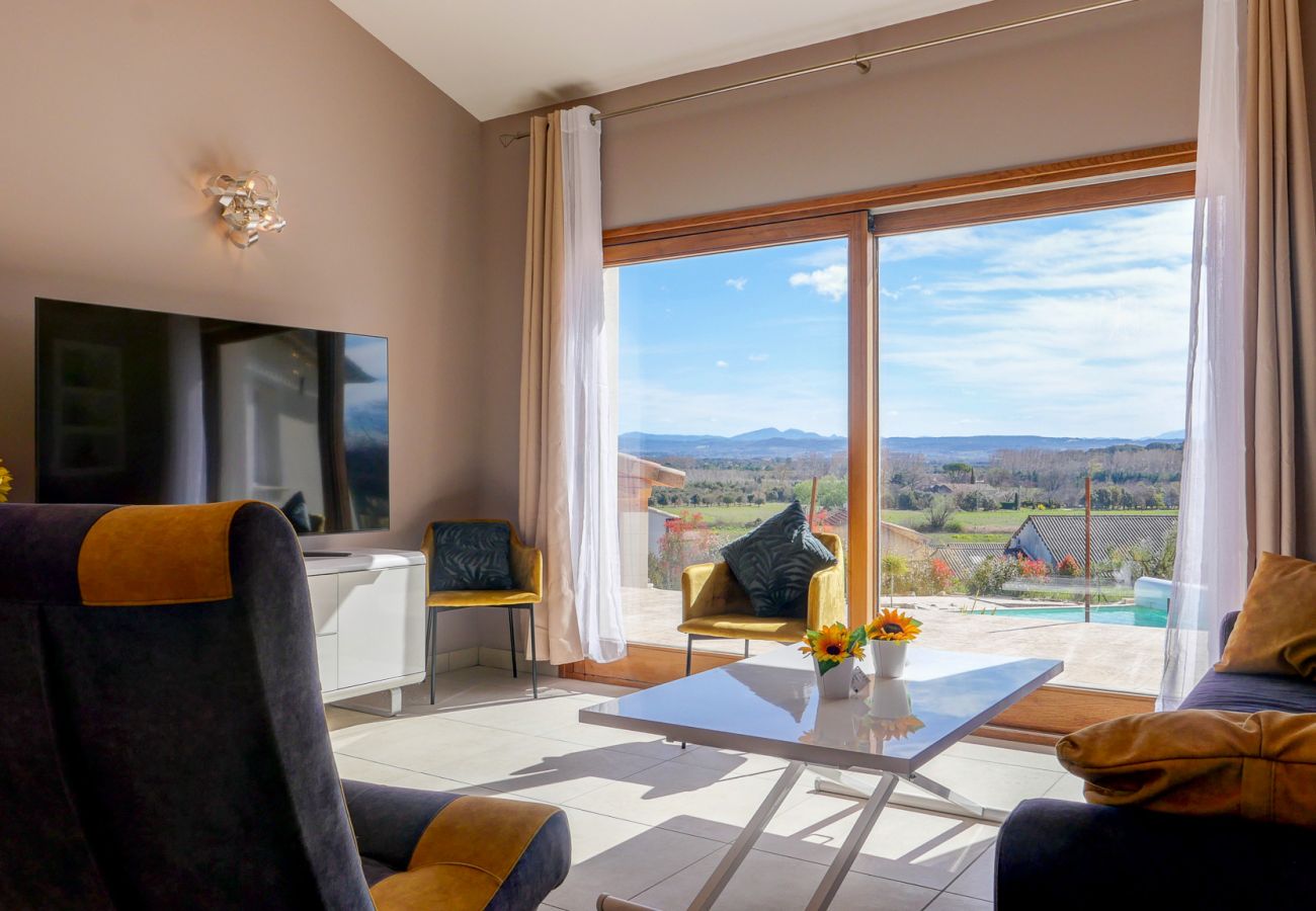 Villa à Colonzelle - Villa en Provence avec piscine, jardin et vue Ventoux - Colonzelle