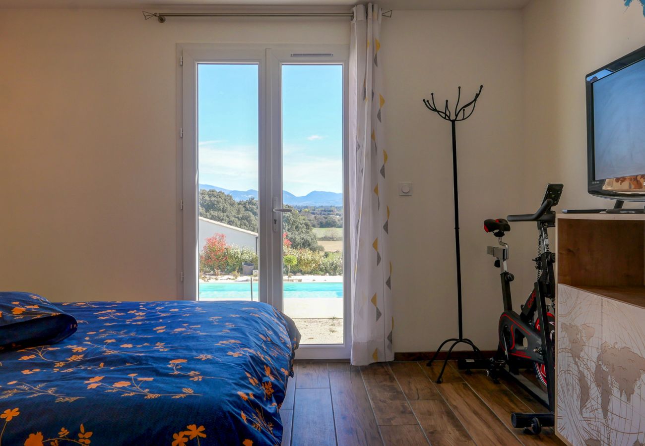 Villa à Colonzelle - Villa en Provence avec piscine, jardin et vue Ventoux - Colonzelle