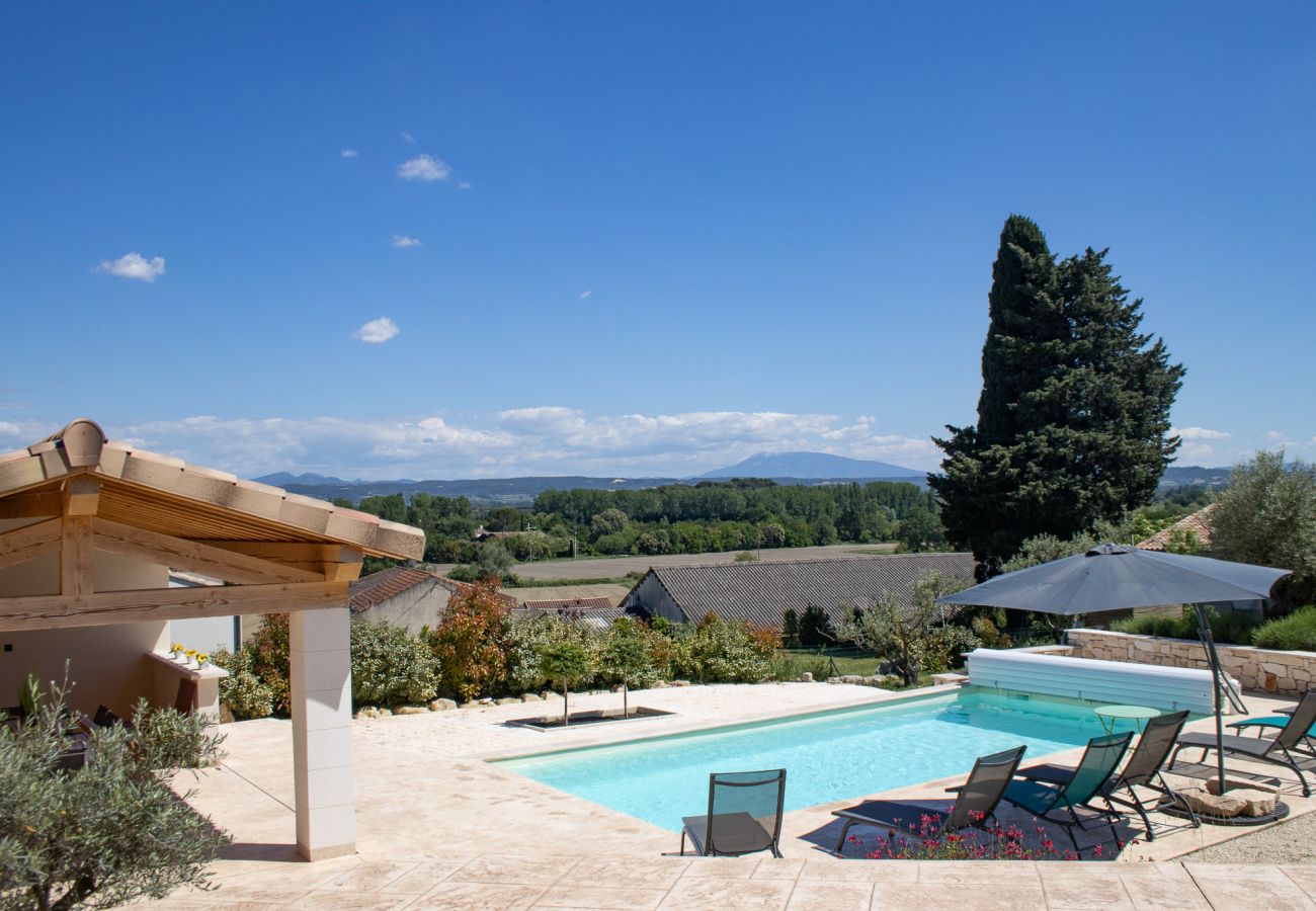 Villa à Colonzelle - Villa en Provence avec piscine, jardin et vue Ventoux - Colonzelle