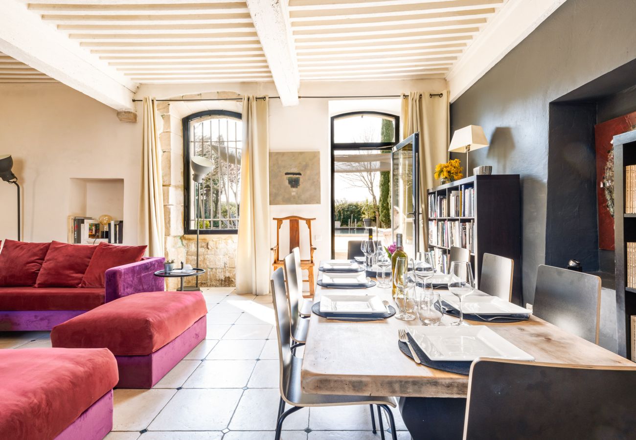 Maison à Tulette - La Mancelone, propriété d'exception à louer, avec piscine