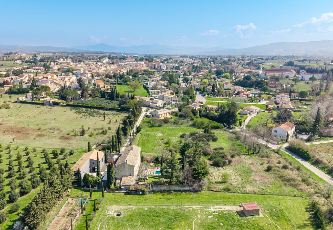 Maison à Tulette - La Mancelone, propriété d'exception à louer, avec piscine