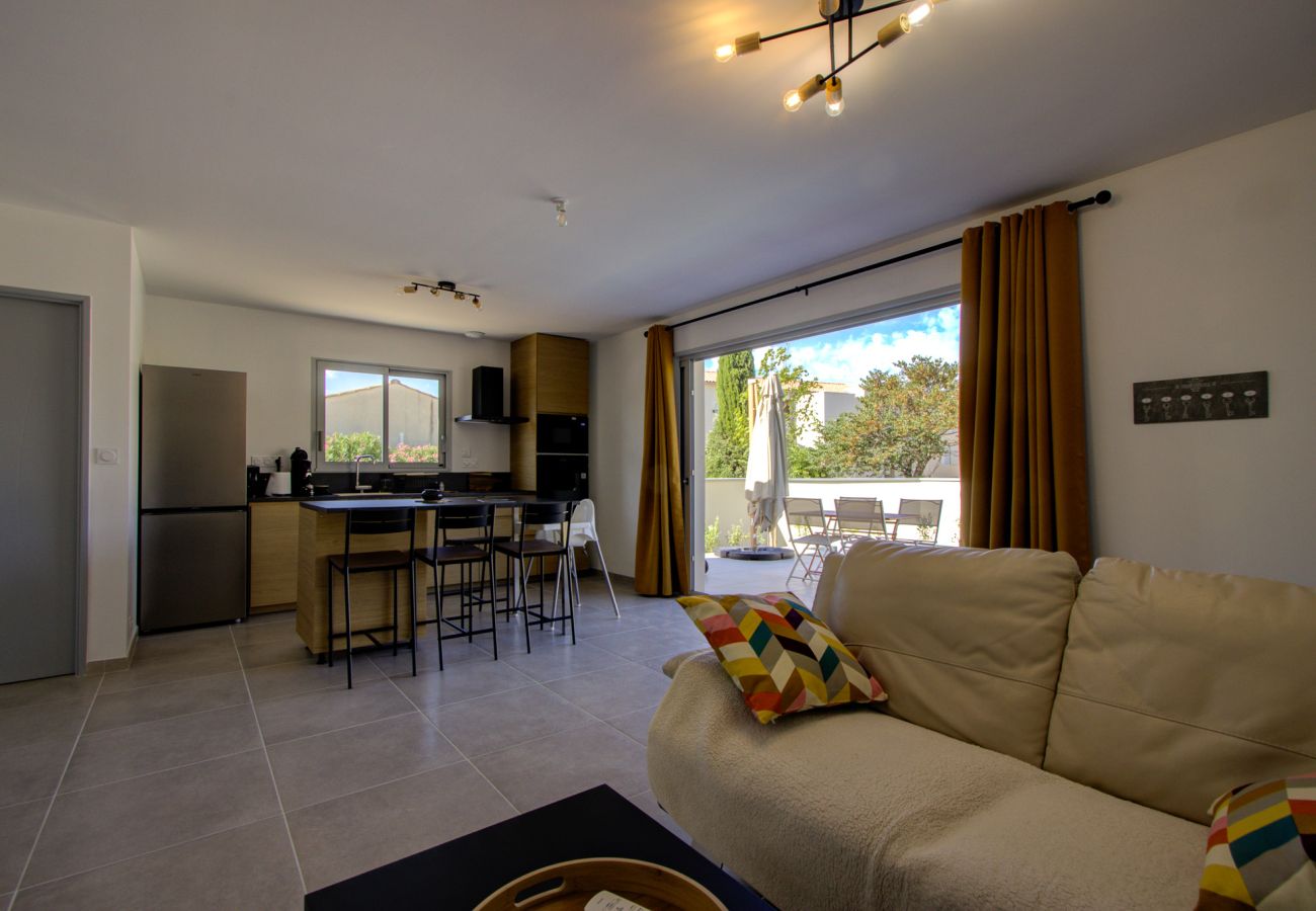 Villa à Suze-la-Rousse - Villa neuve avec piscine privée au coeur du village - 4 pers.