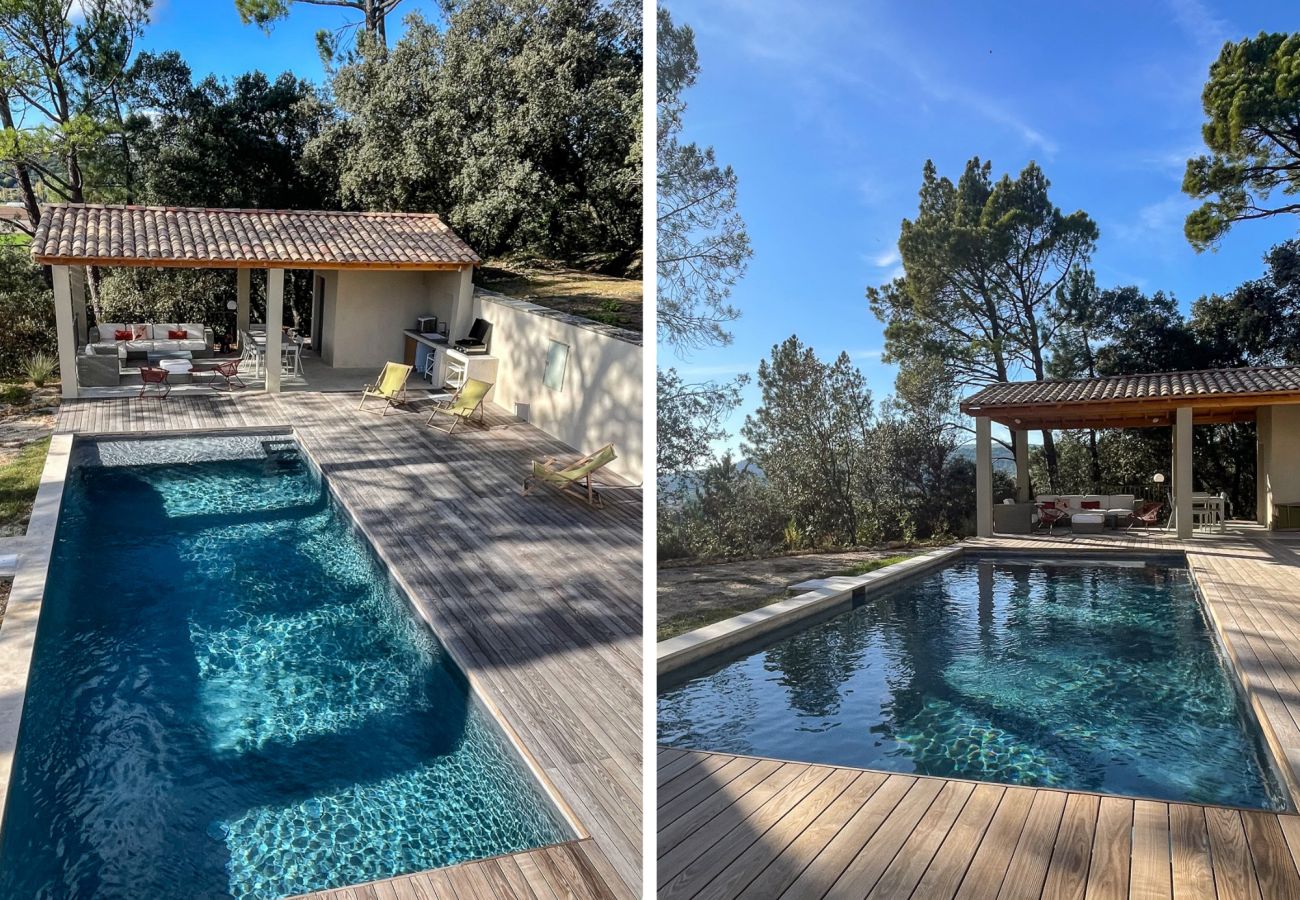 Maison à Saint-Restitut - Villa avec piscine et vue – Drôme provençale