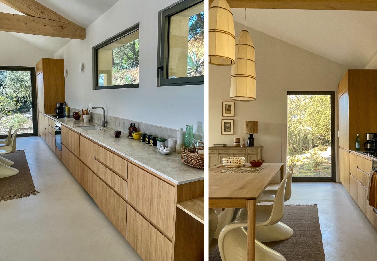 Maison à Saint-Restitut - Villa avec piscine et vue – Drôme provençale