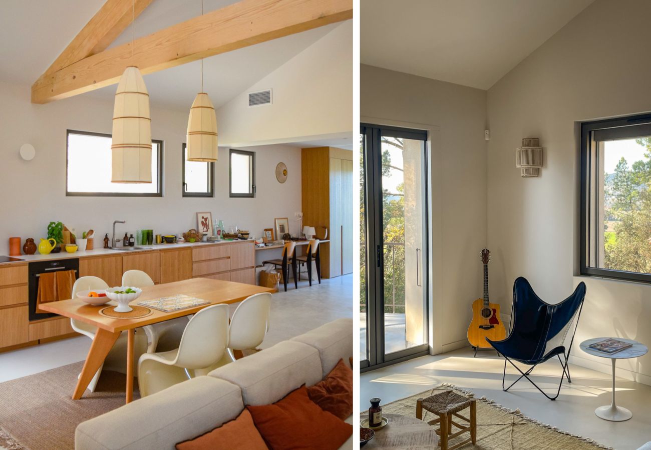 Maison à Saint-Restitut - Villa avec piscine et vue – Drôme provençale