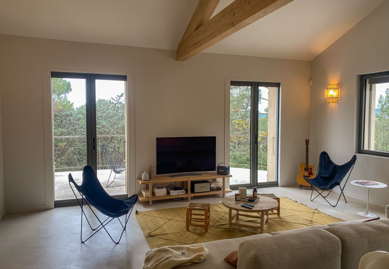 Maison à Saint-Restitut - Villa avec piscine et vue – Drôme provençale